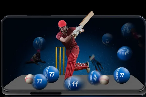 A man focused on his laptop with live stats in the background, highlighting the dedicated sports and gaming features of the BDJLBD mobile app.